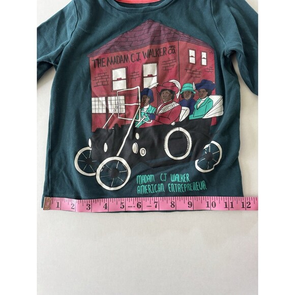 Piccolina Kids Trailblazer Madam CJ Walker Long Sleeve T-Shirt 2T - Picture 7 of 8